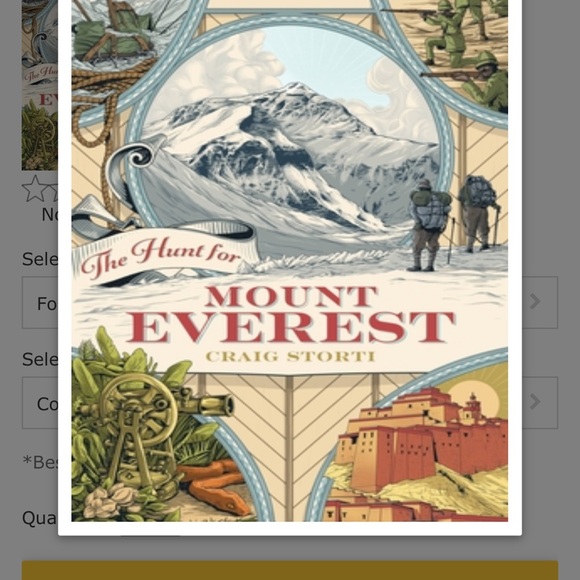 The Hunt for Mount Everest by Craig Storti Nonfiction Book - Picture 3 of 3